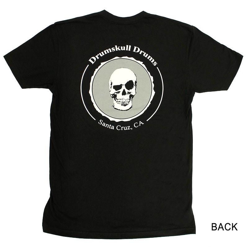 Women's T-shirt Drumskull Drums Logo Grey Back Women's T-shirt Drumskull Drums Logo Grey Back