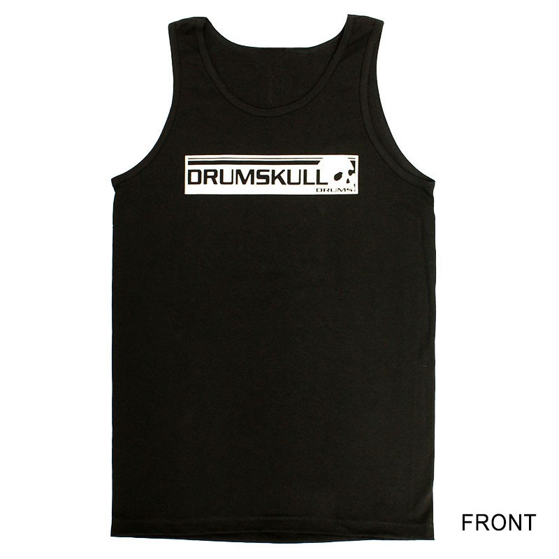 Mens Tank Drumskull Drums Logo Front Mens Tank Drumskull Drums Logo Front