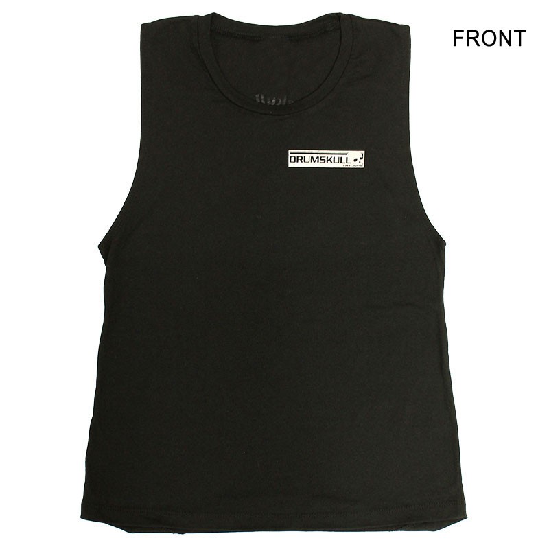 Women's Tank Drumskull Drums Logo Front Women's Tank Drumskull Drums Logo Front