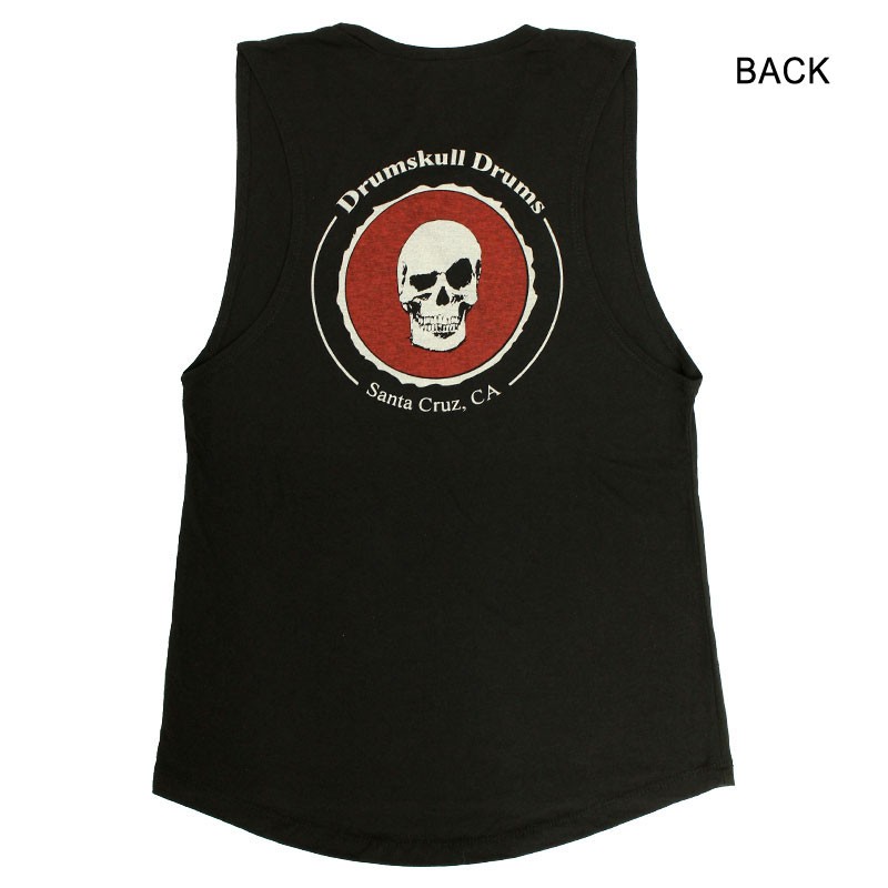 Women's Tank Drumskull Drums Logo Red Back Women's Tank Drumskull Drums Logo Red Back