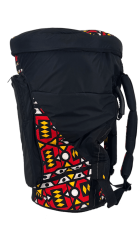 GUINEA DJEMBE CASE PATTERN RED