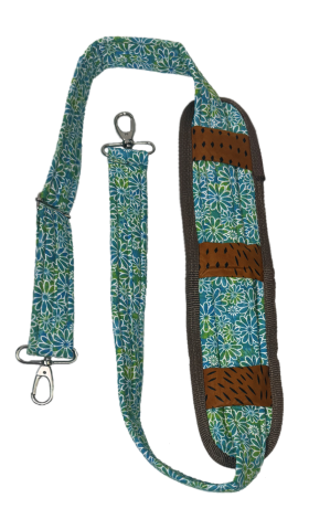 DJEMBE WAIST STRAP WHITE FLOWERS