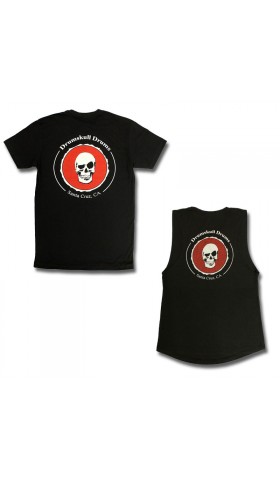 Women's T-shirt and Tank Drumskull Drums Logo Red