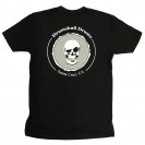 Men's T-shirt Drumskull Drums Logo Grey Back